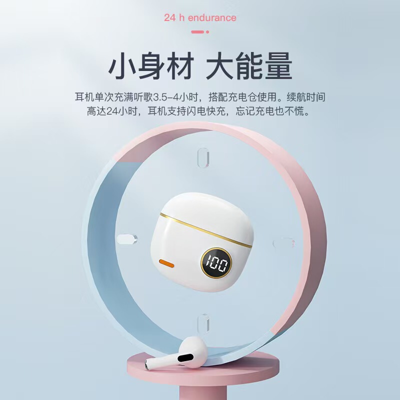Popular Wireless Bluetooth Headset 2025 Sports New High-Quality In-Ear Ultra-Long Noise-Cancelling Computer Headset