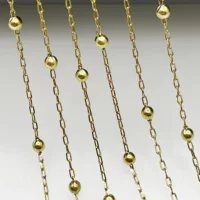 Цепочка из бисера DIY Цепочка Из Бисера не играет из бисера O медная цепочка DIY браслет из бисера ювелирные аксессуары оптом