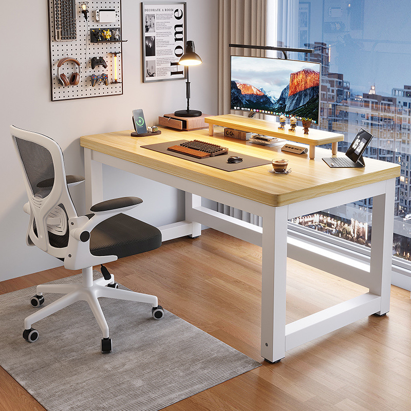 Thickened Desk Bedroom Home Computer Desk Desktop E-sports Students Learning to Write Book Desk Small Furniture Shallow Wood