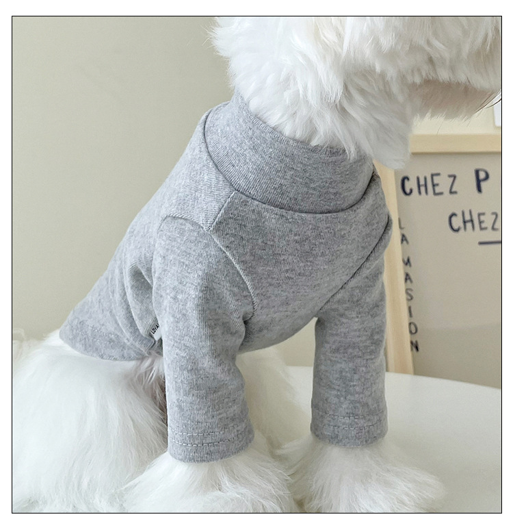 Simple Style Cotton Solid Color Pet Clothing display picture 2