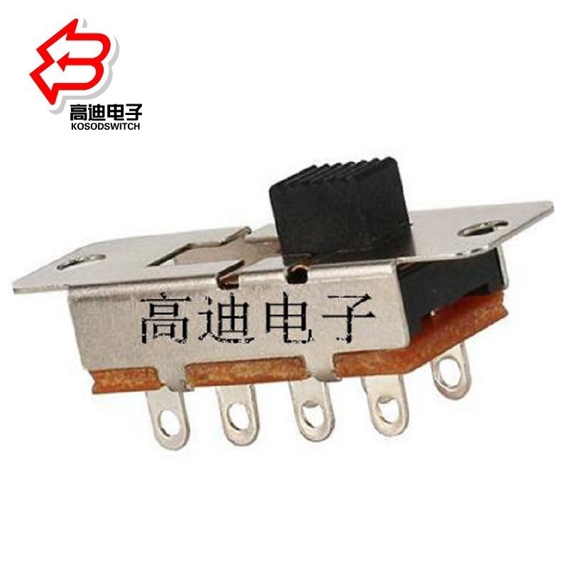 立式拨动开关大功率8脚13A/大电流立式滑动开关大电流八脚6A