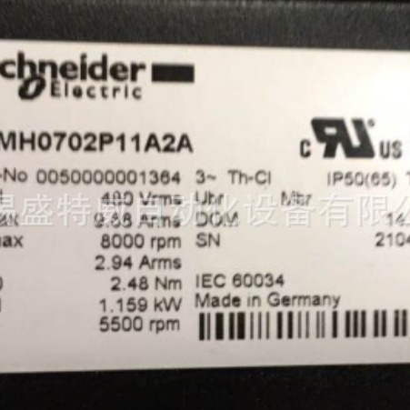 全新原装   伺服电机 BMH0702P11A2A 货期15天