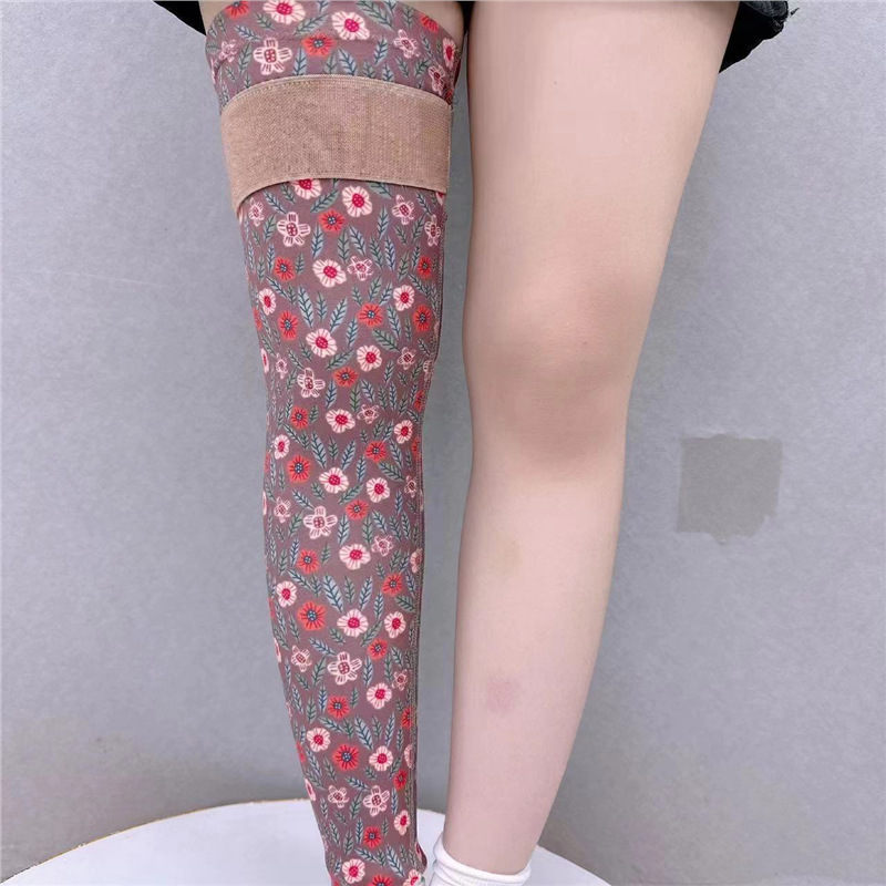 Nueva rodilla impresa rodilla de verano antifrío articulaciones frías protección de rodilla de invierno caliente rodilla (un par de paquetes) image 8