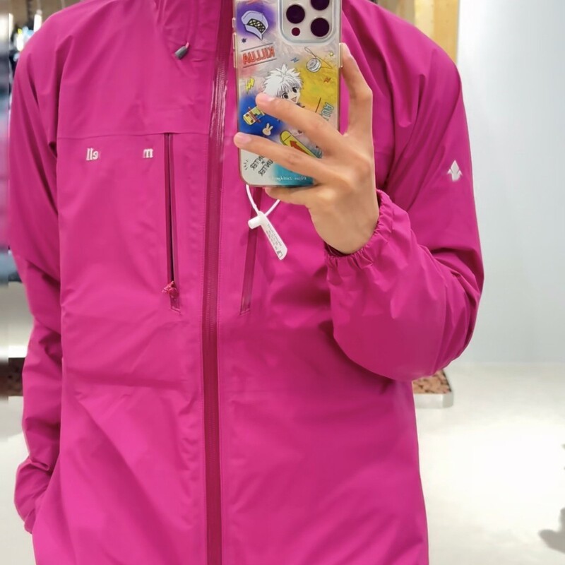 Xiaohongshu Recommended m Brand Outdoor Rain Dancer Gtx Waterproof Hardshell Jacket with Hood