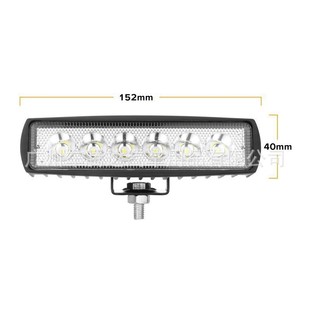 Amazon's Best-Selling 18W Car Led Work Light Engineering Auxiliary Light One-Line Off-Road Vehicle Modified Daytime Running Light
