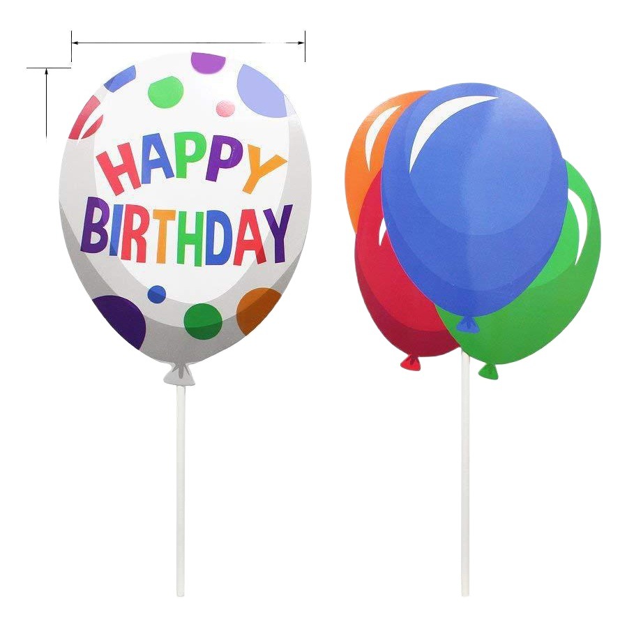 Feliz cumpleaños globo pastel vela foto cabina transfronteriza Conjunto de 18 piezas de accesorios de la foto de la torta de cumpleaños