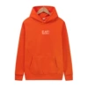 Orange red+white label