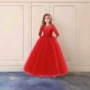 七分袖女童公主girldress连衣裙