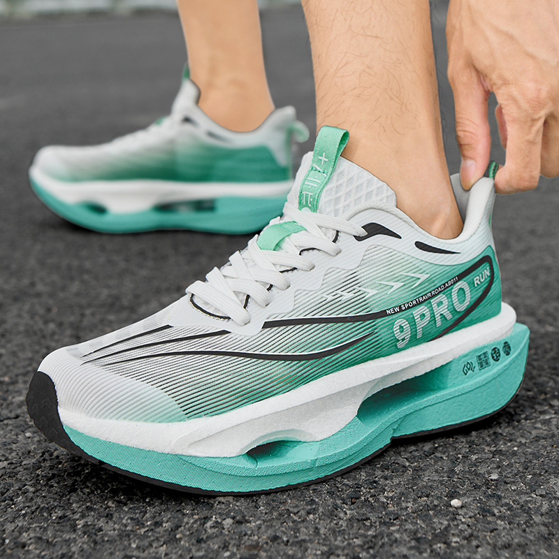 Nuevo conejo rojo de verano 9pro zapatos de corrida de placa de carbono padres-hijos red ligera zapatos deportivos amortiguadores zapatos de moda de pareja en vivo