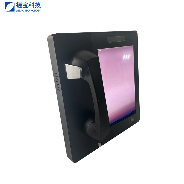 捷宝安卓亲情话机智慧校园微信视频固话智能人脸识别可视化电话机