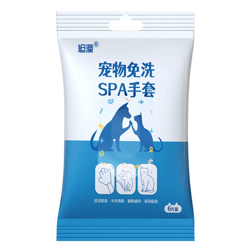 Xomo Pet Одноразовые перчатки Одноразовые перчатки для чистки ванны Влажные салфетки Товары для кошек и собак Бестселлер