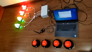 Knowledge Competition Answering Machine Scoreboard Judge Lighting System Light Shooting Classroom Light Answering Activity