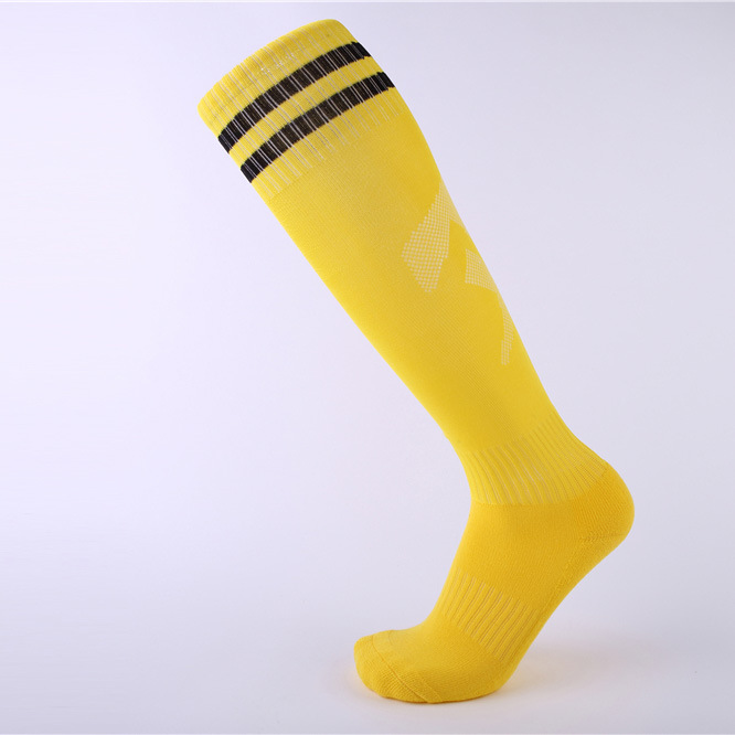 Calcetines de fútbol sobre la rodilla de color sólido personalizados Calcetines para adultos, niños de escuela primaria, calcetines deportivos con fondo de toalla gruesa, calcetines de béisbol