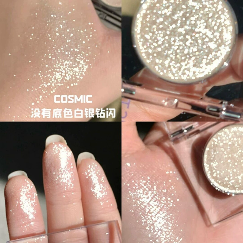КоровникWeaving Girl Ping Qi Solo Eye Shadow Sence Flash Student Affordable High -Light Eye Shadow New Spot
