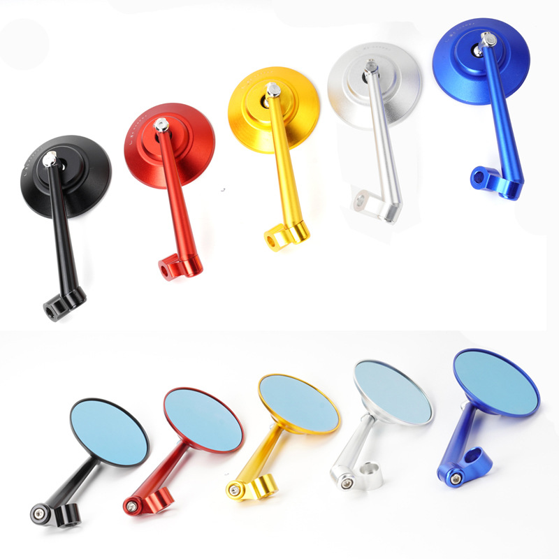 Factory Shop Suitable for Emmayadi Mavericks Electric Motorcycle Modified Rear View Mirror Round Mirror Aluminum Alloy Mirror