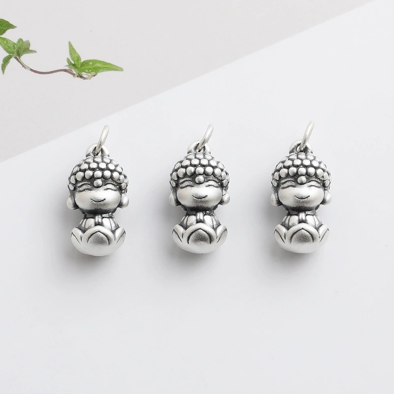 Серебряное браслет, подвеска, аксессуары, ручка, детское ожерелье, S999, 3D, ручная работа