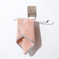 Hole-free disposable dishwashing cloth wipe holder kitchen lazy person cloth hook hanger rack towel cloth stand