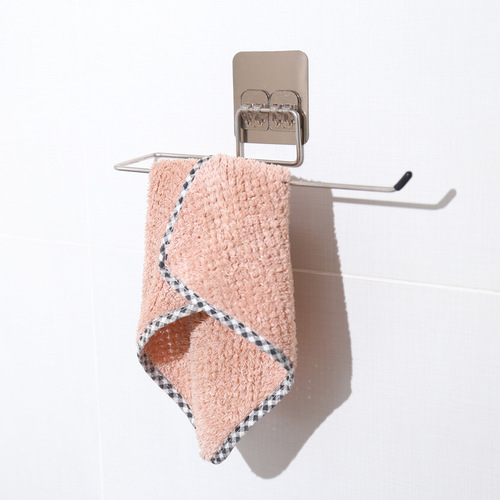 No punching disposable dishcloth rag holder kitchen lazy rag hook hook hanging rack towel rag rack