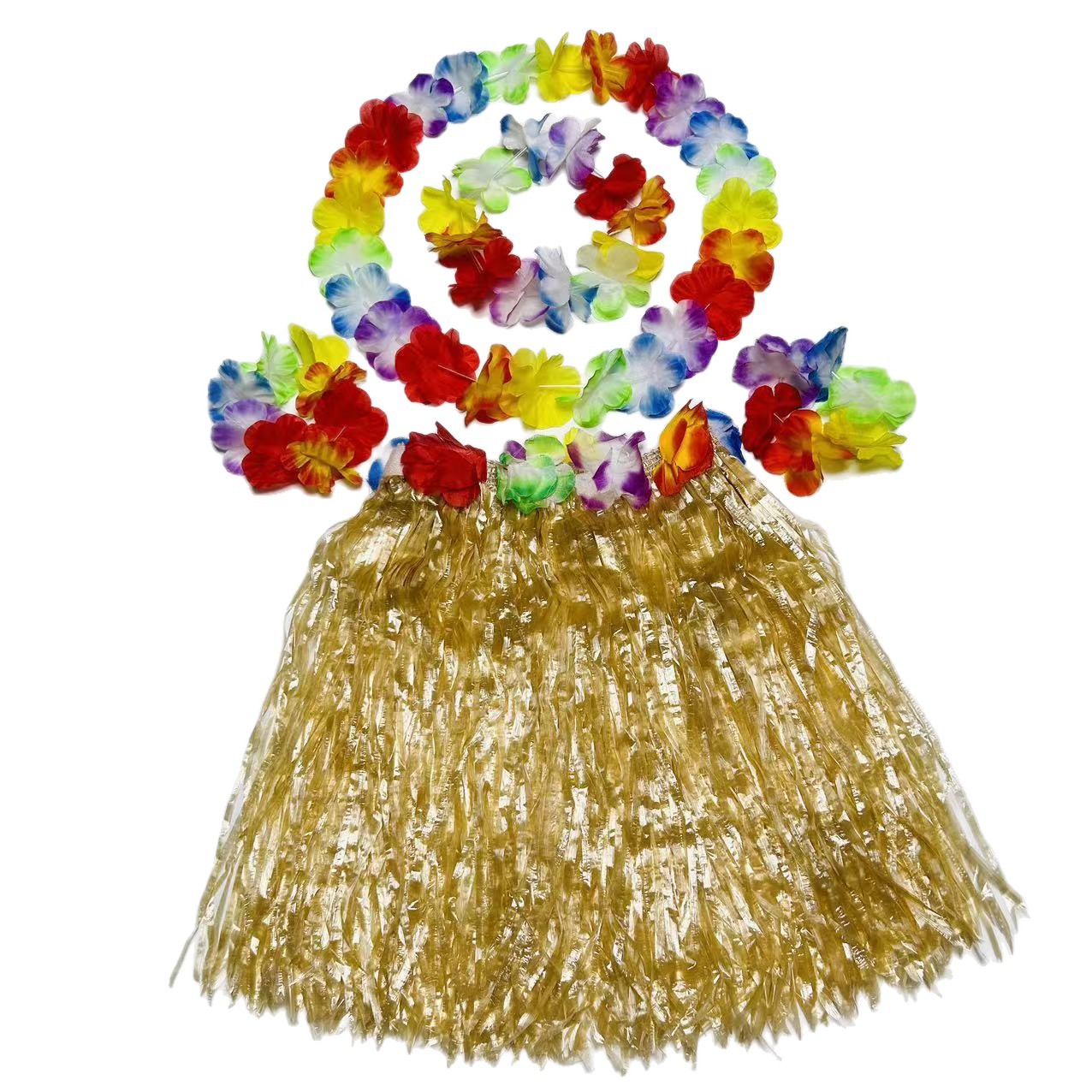 Cross-border Hawaiian set de falda 30 pares de flores 12 pares de flores 6 pares de flores del día de los niños