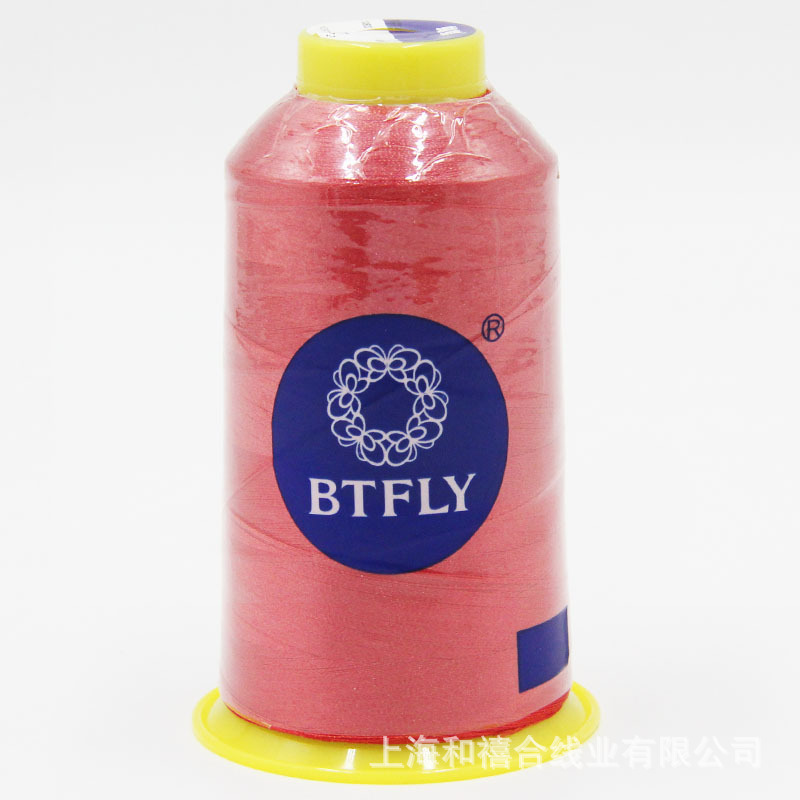 Mariposa marca hilo de bordado 108D / 2 hilo de bordado de poliéster de alta temperatura no desvanecerse calidad ecológica resistente al lavado brillante