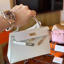 女包2025新款夏季二代mini凯莉包高级感轻奢单肩斜跨手提百搭小包