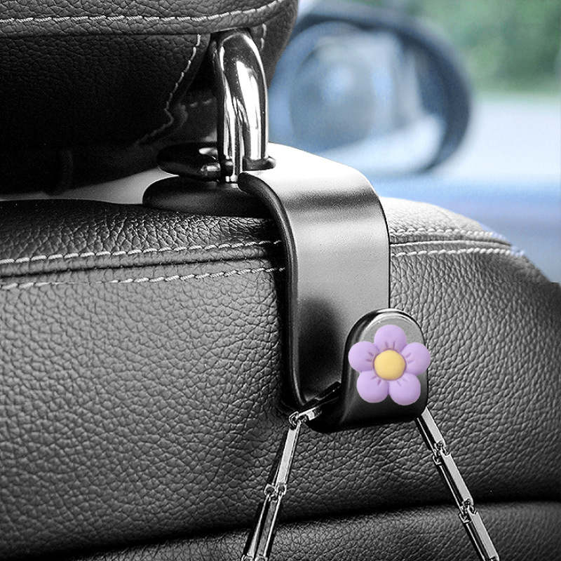 Gancho trasero del automóvil Gancho del respaldo del asiento Gancho multifuncional del automóvil del automóvil Gancho pequeño del automóvil Gancho del asiento de dibujos animados