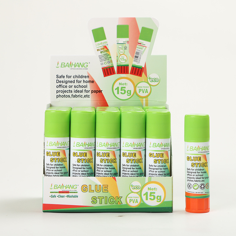 Solid glue, large adhesive stick, 36g, strong glue, kindergarten handicraft class, office stationery, medium-sized white solid glue detail image 4