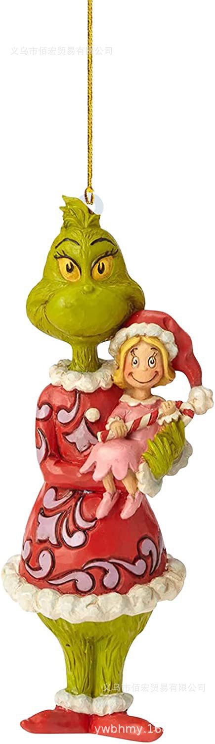 2022 transfronteriza nuevos adornos de Navidad colgante decoración del hogar adornos espejo retrovisor del coche árbol de Navidad mochila colgante