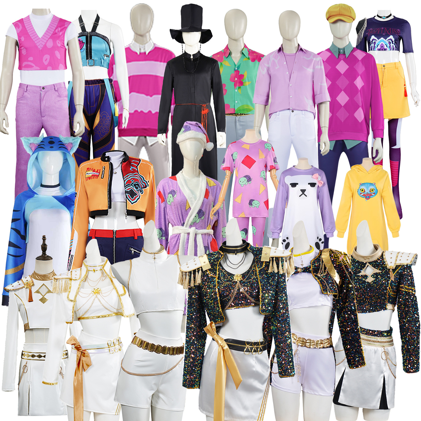 来图来样定制cosplay服装 演出服动漫游戏影视服装工厂补差价邮费