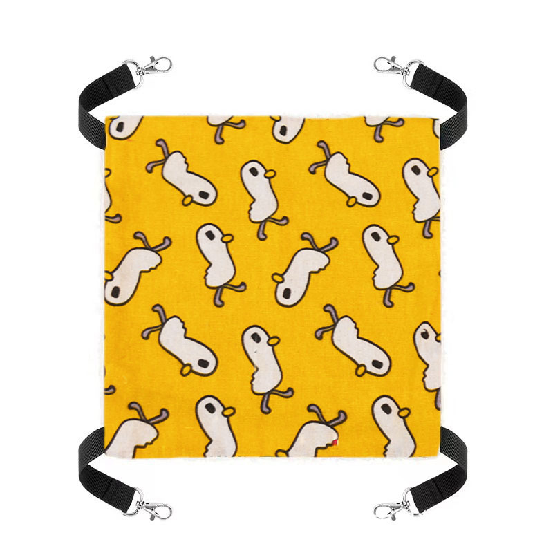 노란색 바닥 오리