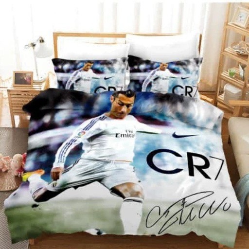 Equipo Logo serie ropa de cama transfronteriza de tres piezas conjunto Amazon eabywish Comercio Exterior Kit de textiles para el hogar