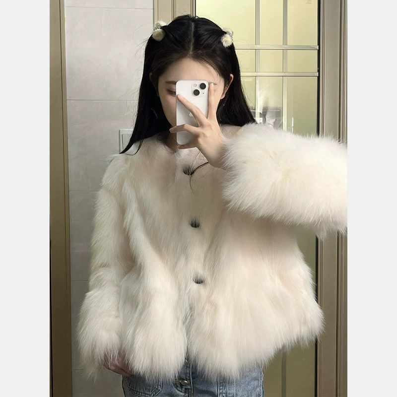 Демисезонная маленькая белая короткая бархатная куртка, стиль Chanel