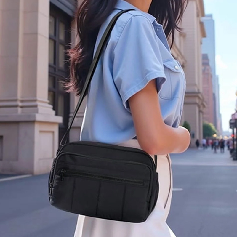 Einschulter-Umhängetasche Herstellerverkauf neue Winter-Umhängetasche kleine quadratische Tasche minimalistisch kleine Tasche modische Damentasche Damentasche
