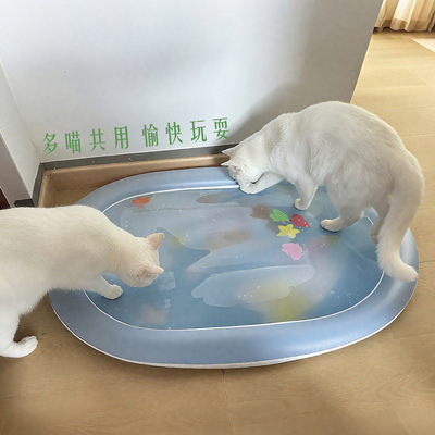 Cross border new pattern Kitty water bed Pets Four seasons Cat litter kennel size interest Toys Inflator