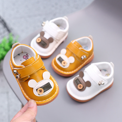  New Shoes for Boys Baby Shoes Soft Bottom Baby Toddler Shoes 0-1-2 Years Old 3 Versatile Girls Shoes Spring and Autumn