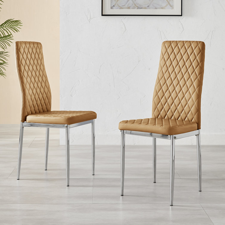 Silla de comedor personalizada silla de línea horizontal de lujo ligera de alta calidad silla de comedor de bolsa flexible silla de fábrica de comercio exterior silla image 3