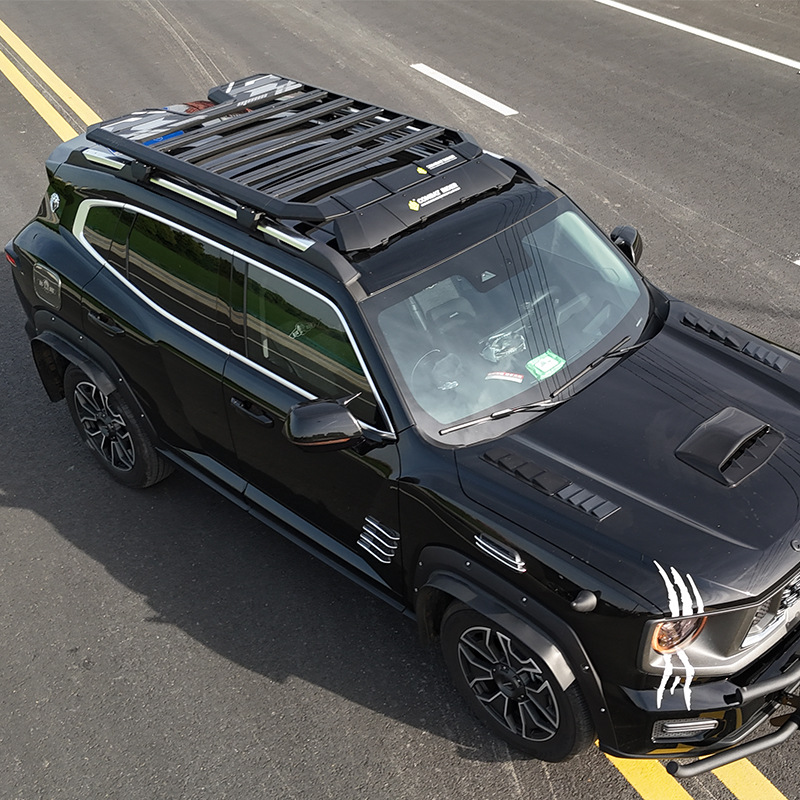 Suitable for the First-Generation Big Dog Outdoor Camping Vehicle Roof Expansion Explorer Roof Rack Canopy Side Tent Ladder
