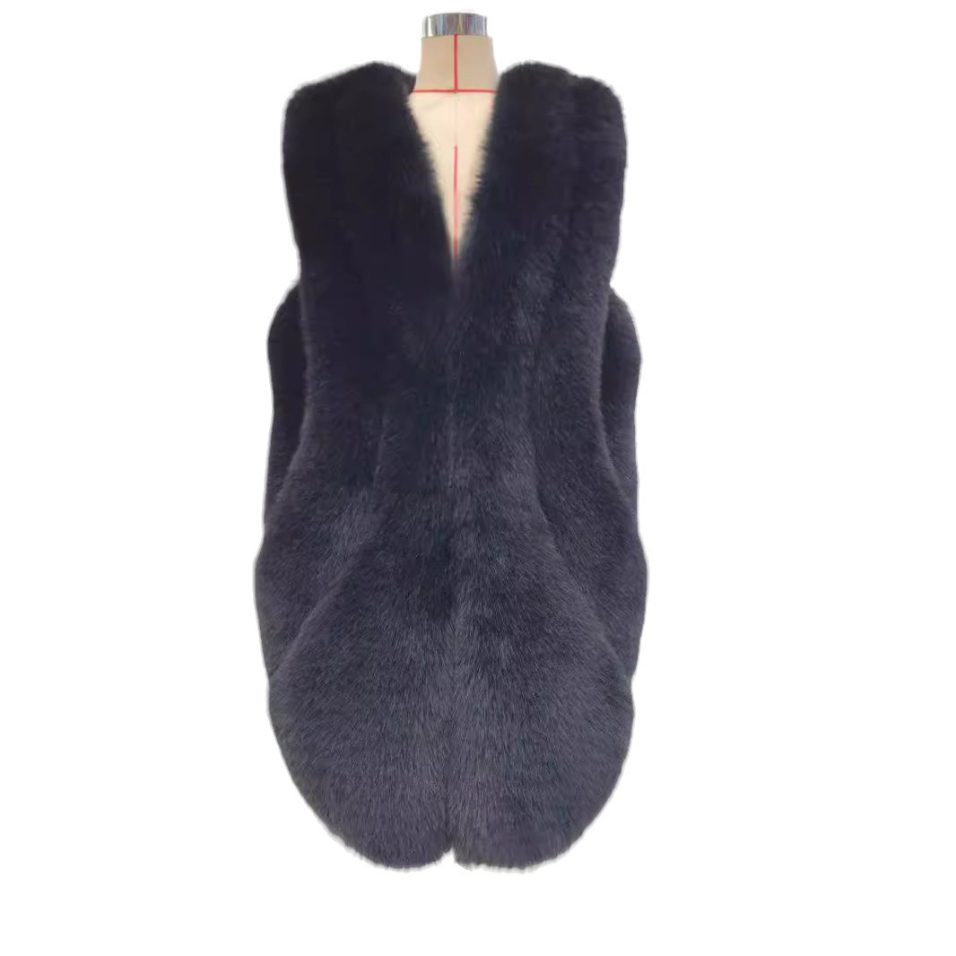 Damenbekleidung Herbst und Winter neue Pelz Damen Casual Fashion Pelzweste_voghion.com