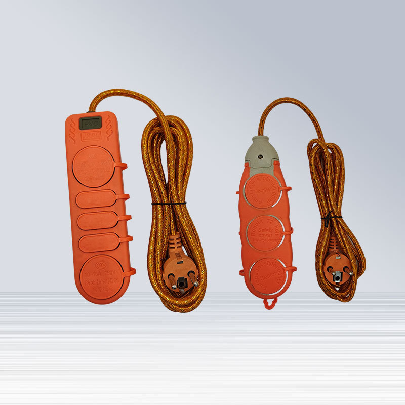 外贸跨境插座双面 单面 欧式排插欧规带线插座大万用插孔二圆插座