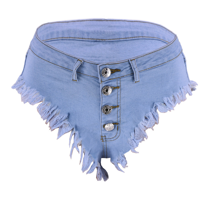 Pantalones cortos de mezclilla ultra cortos para mujer, estilo sexy, para discoteca, DJ, estilo europeo y americano, verano 2026, en stock.