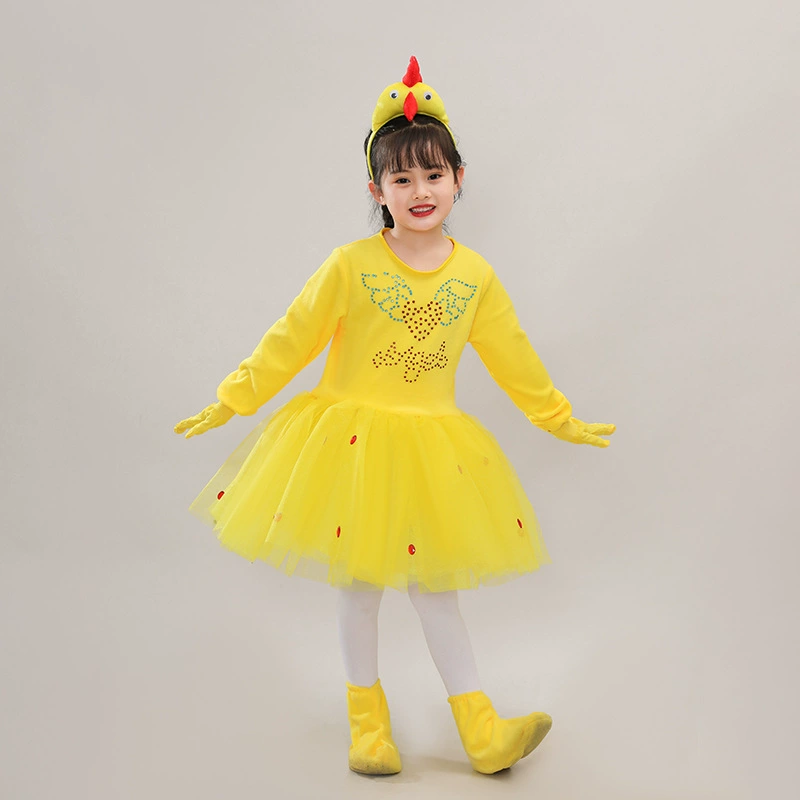 Детский костюм (B.Duck) дизайн утка и цыпленок, шляпа/ободок, размеры 110–160 см