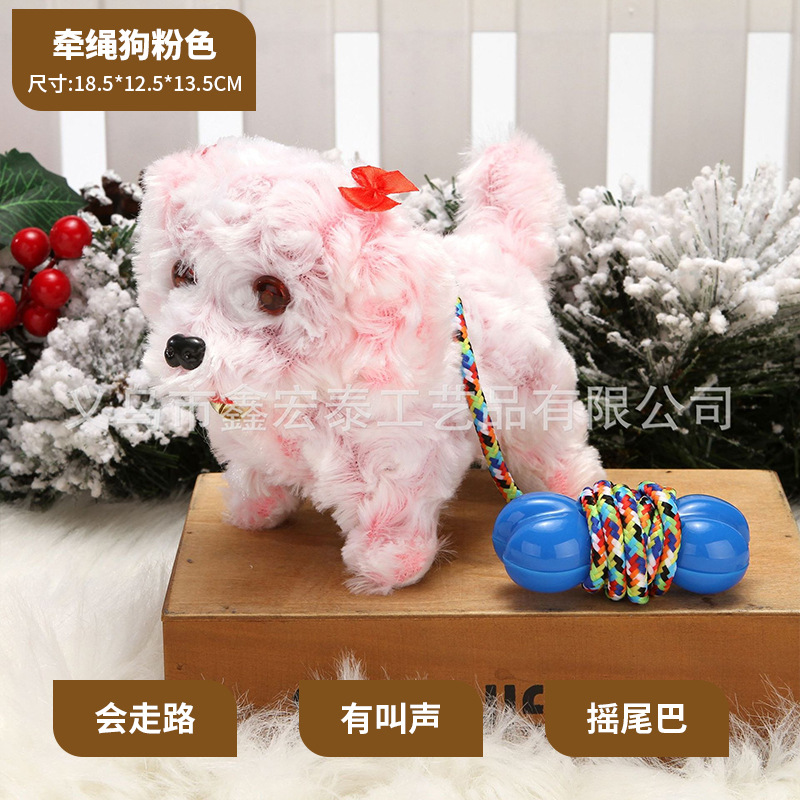 Perro de tracción rosa