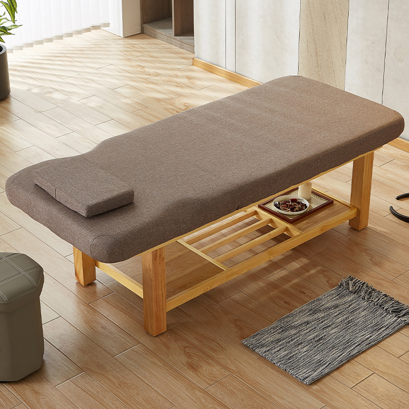 Cama de belleza de madera maciza salón de belleza masaje especial cama de fisioterapia medicina tradicional china cama de masaje tatuaje bordado cama oreja recogiendo cama eléctrica