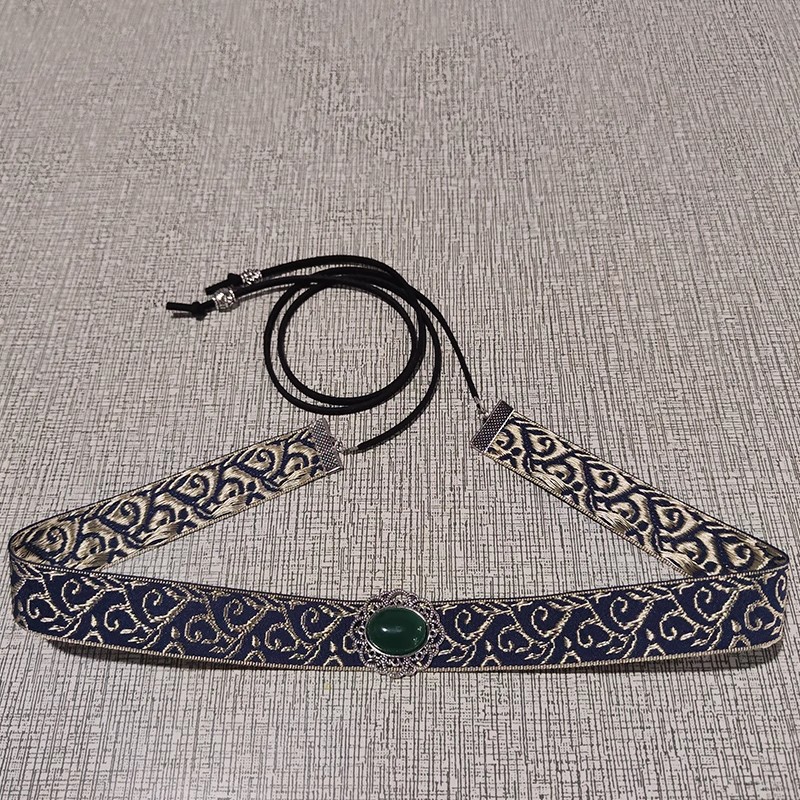 Niños Song vestidos antiguos toque de cabeza frente correa de pelo frente correa de pelo para niños vestidos antiguos de estilo Han2025 nuevos joyas de cejas