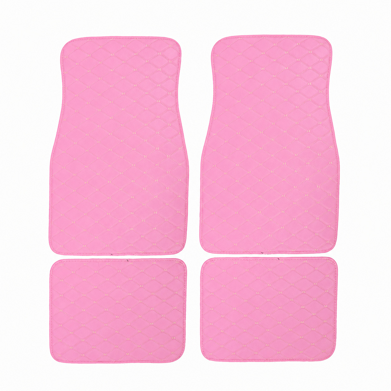 Wholesale and dropshipping of foreign trade car carpets, Amazon cross-border quilted foot mats, right-hand drive PVC universal car floor mats