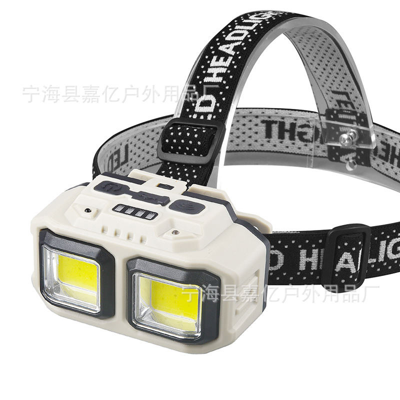 Transfronterizos COB inducción headlight led zoom al aire libre montañismo luz de pesca nocturna al por mayor image 6