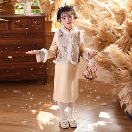 旗袍;童旗袍;亲子装