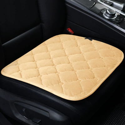 Multi-function pad — plush non-slip cushion 5V voltage - push-button-switch-one-gear-usb-interface-quadrilateral-small-square-pad-beige