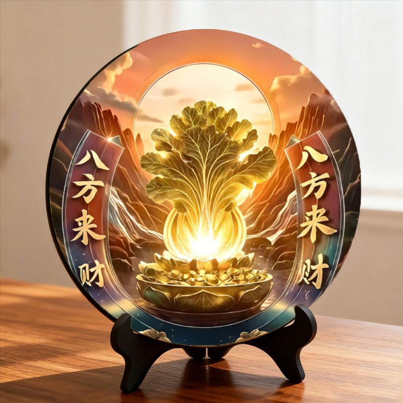 Decorative Painting Ornaments for Home Prosperity, House Opening Gifts, Living Room Entrance Photo Frame, Tabletop Decorations Decorative Painting Ornaments for Home Prosperity, House Opening Gifts, Living Room Entrance Photo Frame, Tabletop Decorations