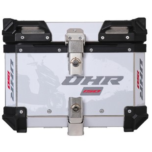 45Luhr150 Decal White Aluminum Alloy Tail Box Motorcycle Tail Box Scooter Maverick Electric Vehicle Trunk